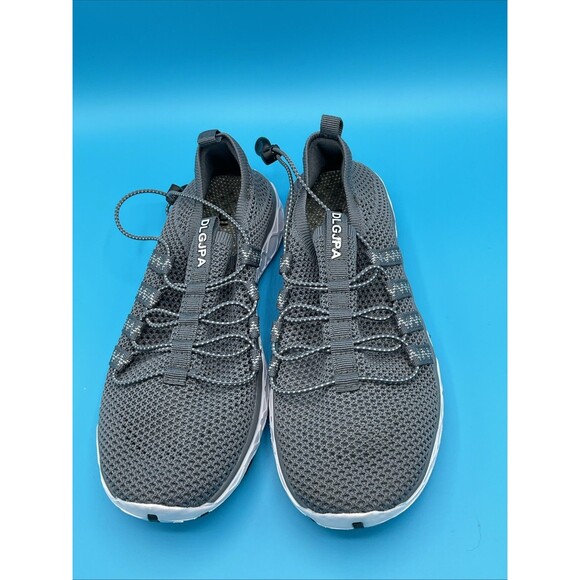 DLGJPA Men's Lightweight Quick Drying Aqua Water Shoes size 7,. 19009 dark gray - Picture 4 of 12